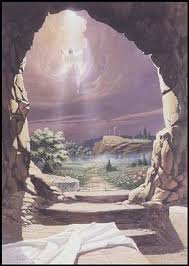 Jesus' empty tomb and resurrection image