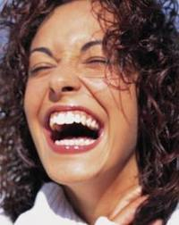 Woman laughing
