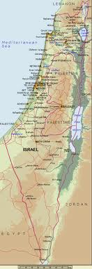 Map of Israel