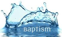 baptism with water image