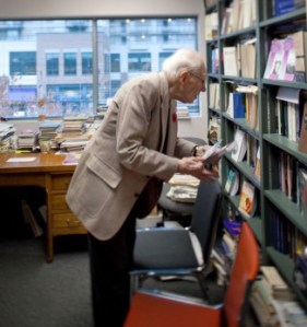 J.I. PACKER IN HIS VANCOUVER OFFICE 2009